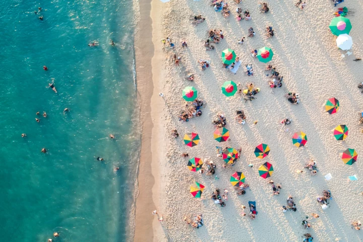Der Miami Beach von oben.
